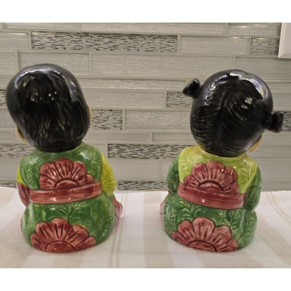 Vintage Seymour Mann Asian Piano Babies, made of porcelain. Great Condition - Picture 6 of 12